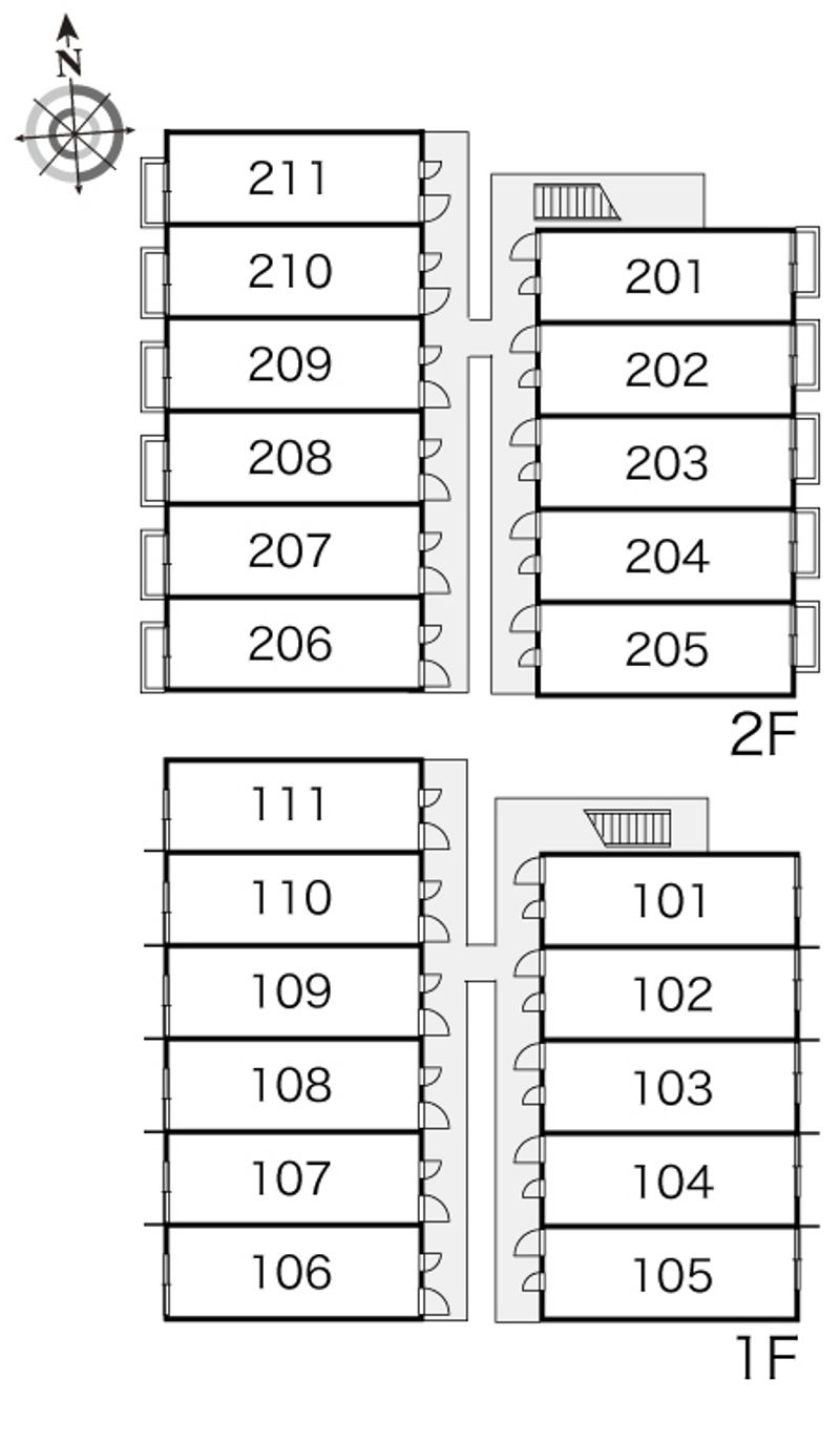 レオパレスＧｏｎ　Ｖｉｅｒ 間取配置図