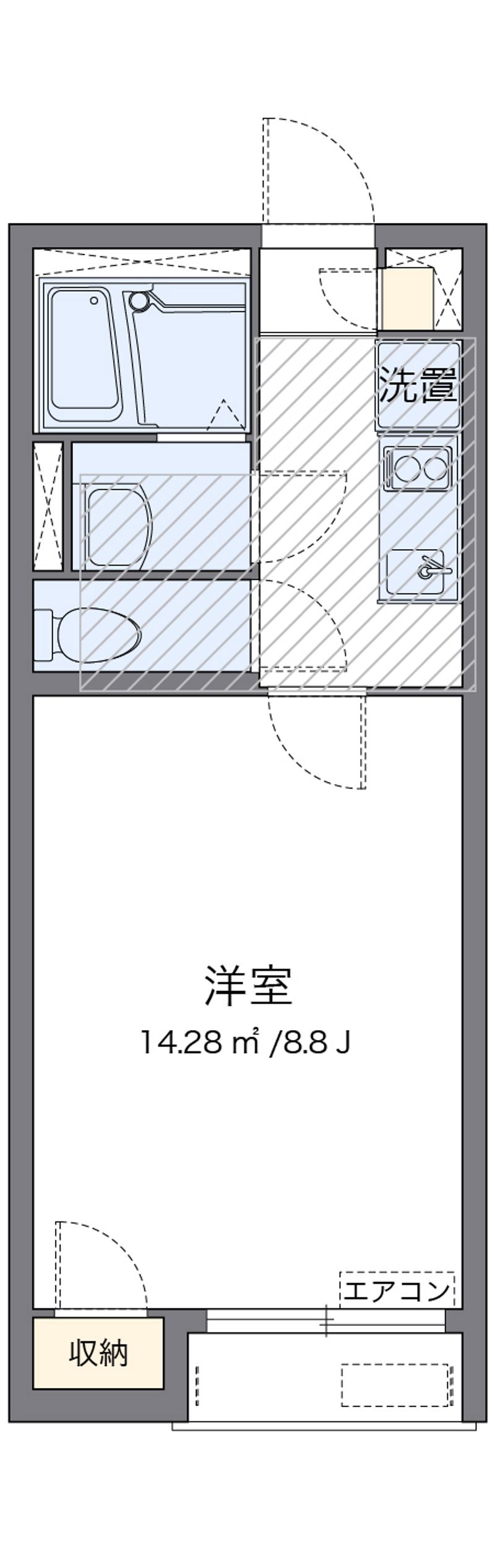 レオネクストネオエスト花園 間取図