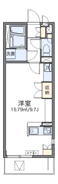 レオネクストさざんか 間取り図