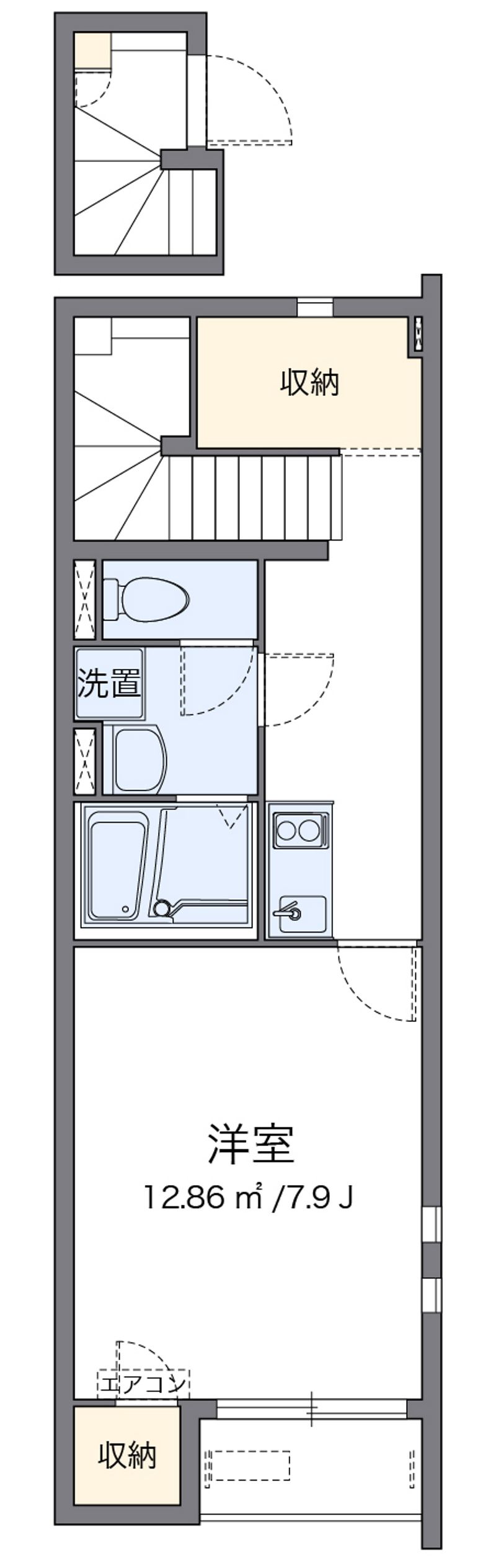 クレイノサンライズステージ 間取図