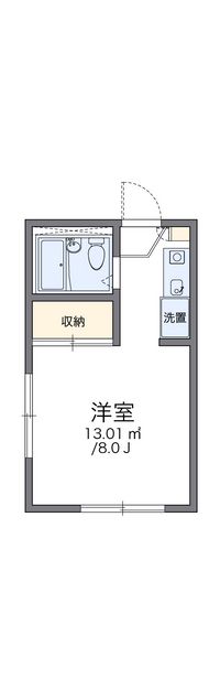 レオパレスアーネスト 間取り図