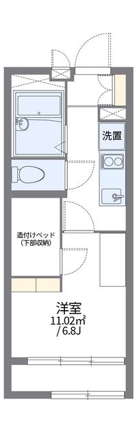 レオパレスウィズユー 間取り図