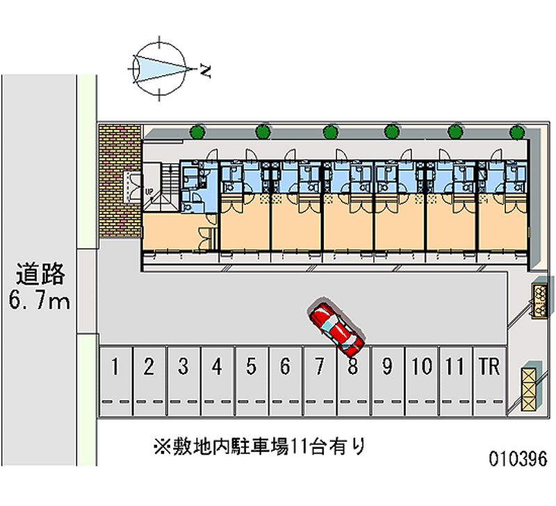 10396 Monthly parking lot