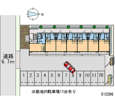 10396 Monthly parking lot