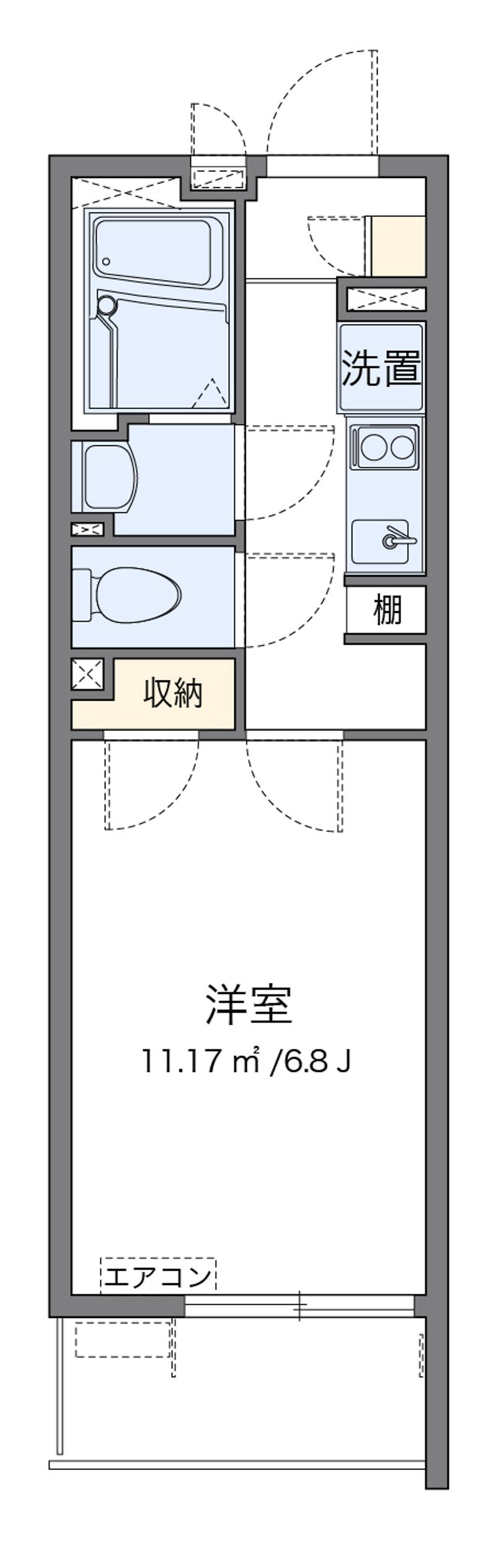 クレイノヒカリ　レジデンス 間取り