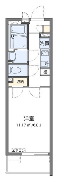 クレイノヒカリ　レジデンス 間取り図