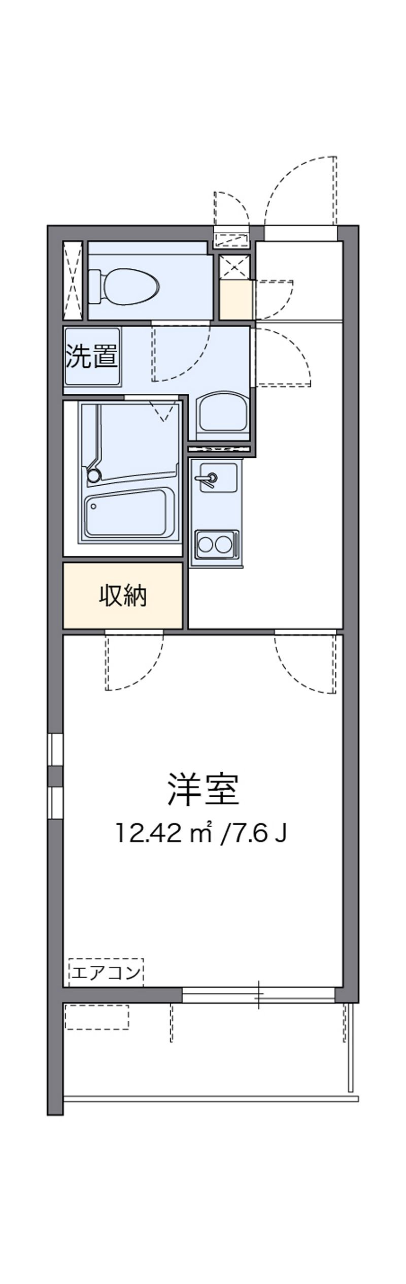 クレイノアークハイムⅢ 間取図