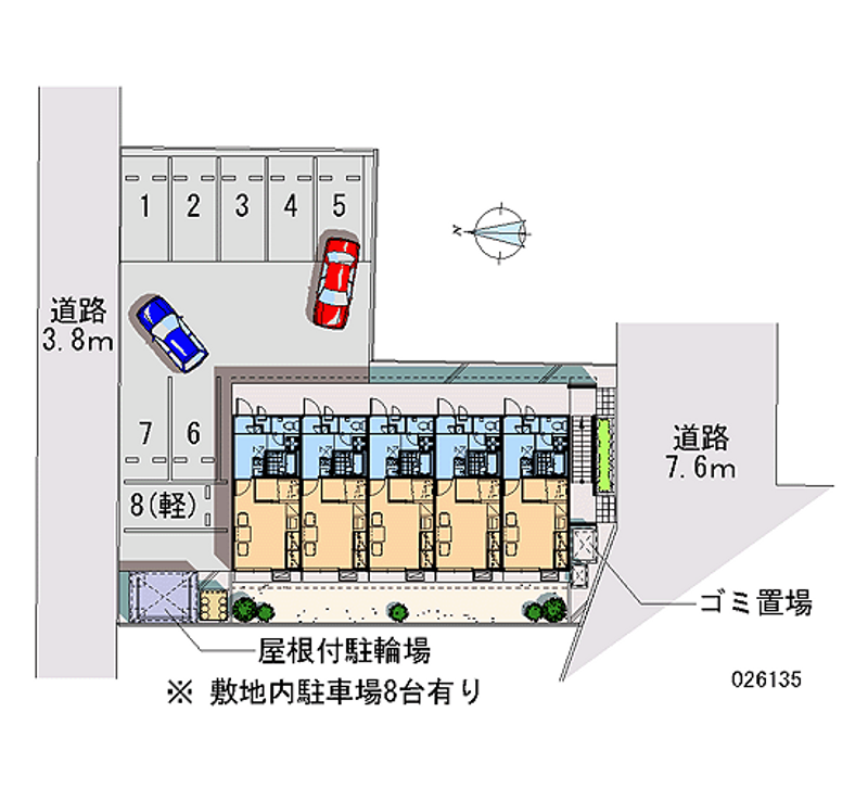 レオパレスＴＫスタイル 月極駐車場