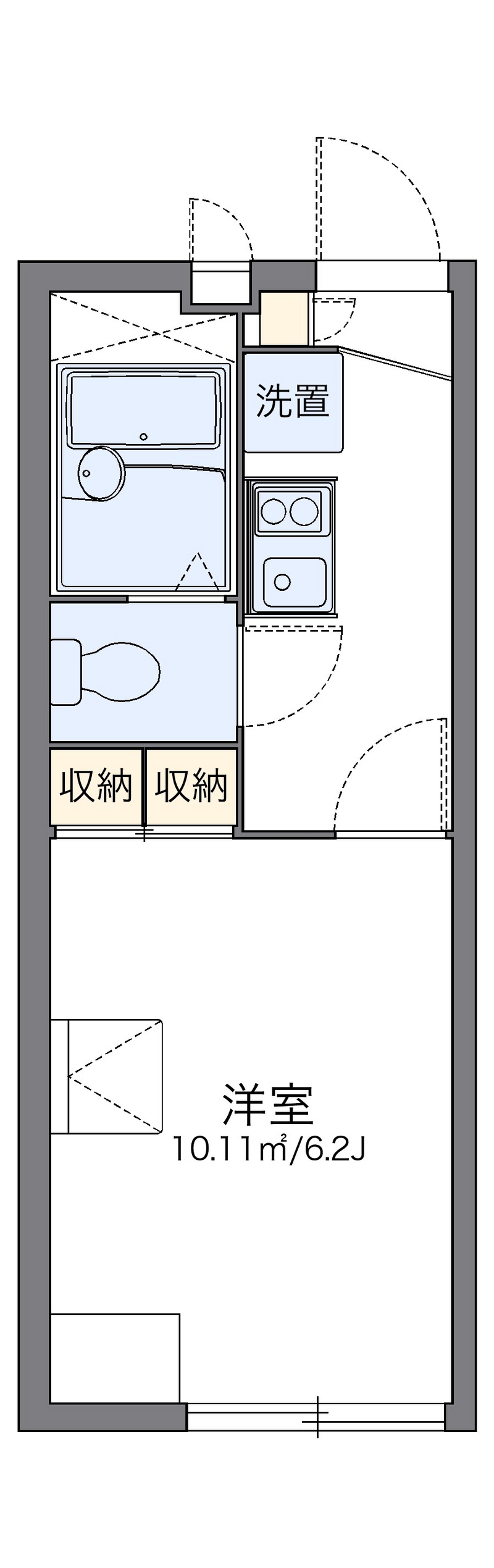 レオパレスサライ 間取り