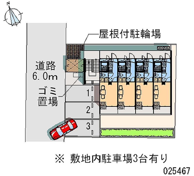 レオパレスパイン 月極駐車場