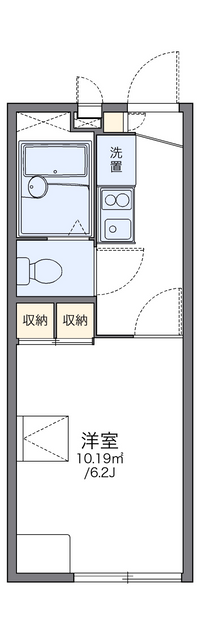 レオパレス那波大浜 間取り図