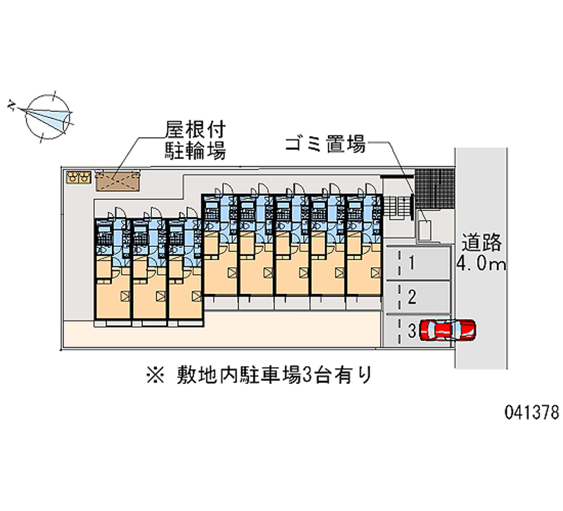 レオパレス与野アムール 区画図