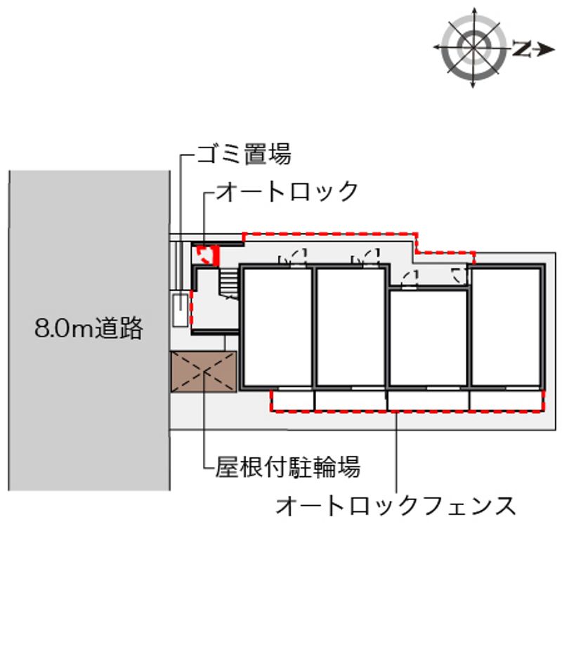 クレイノｆｏｒ　ｂｅａｕｔｙ 配置図