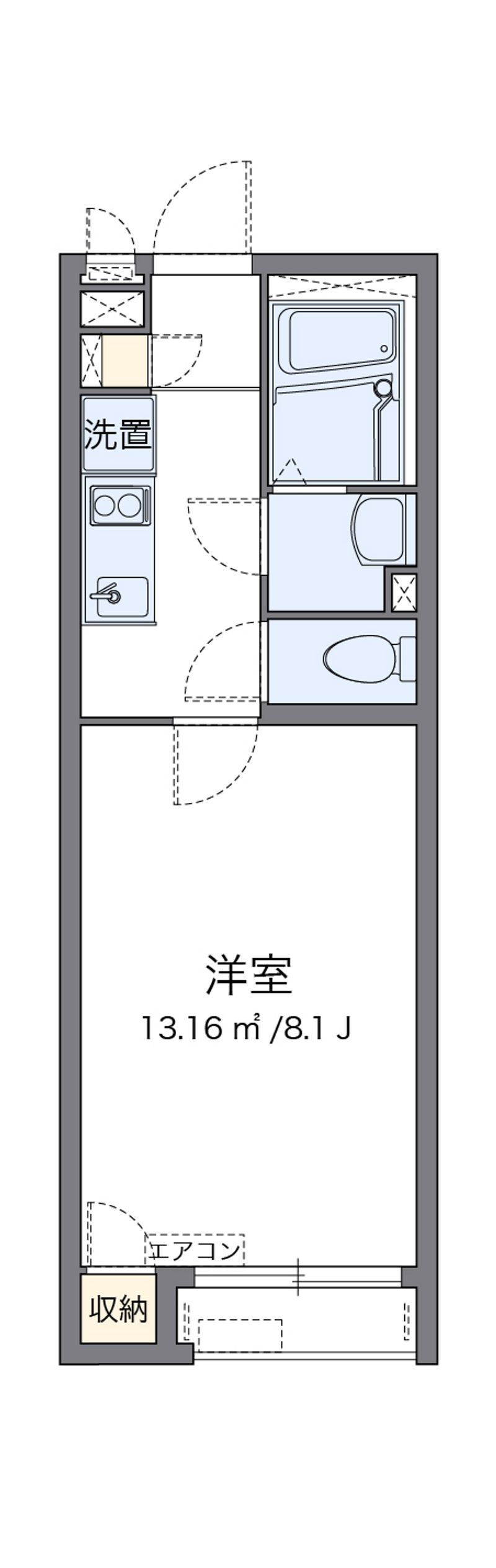 クレイノポートハイムⅡ 間取図
