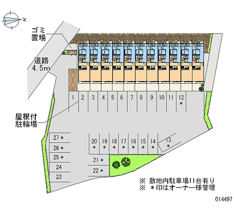 14497 Monthly parking lot