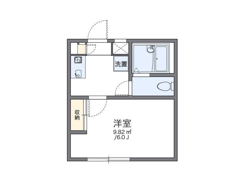 レオパレスネレイドⅢ 間取図