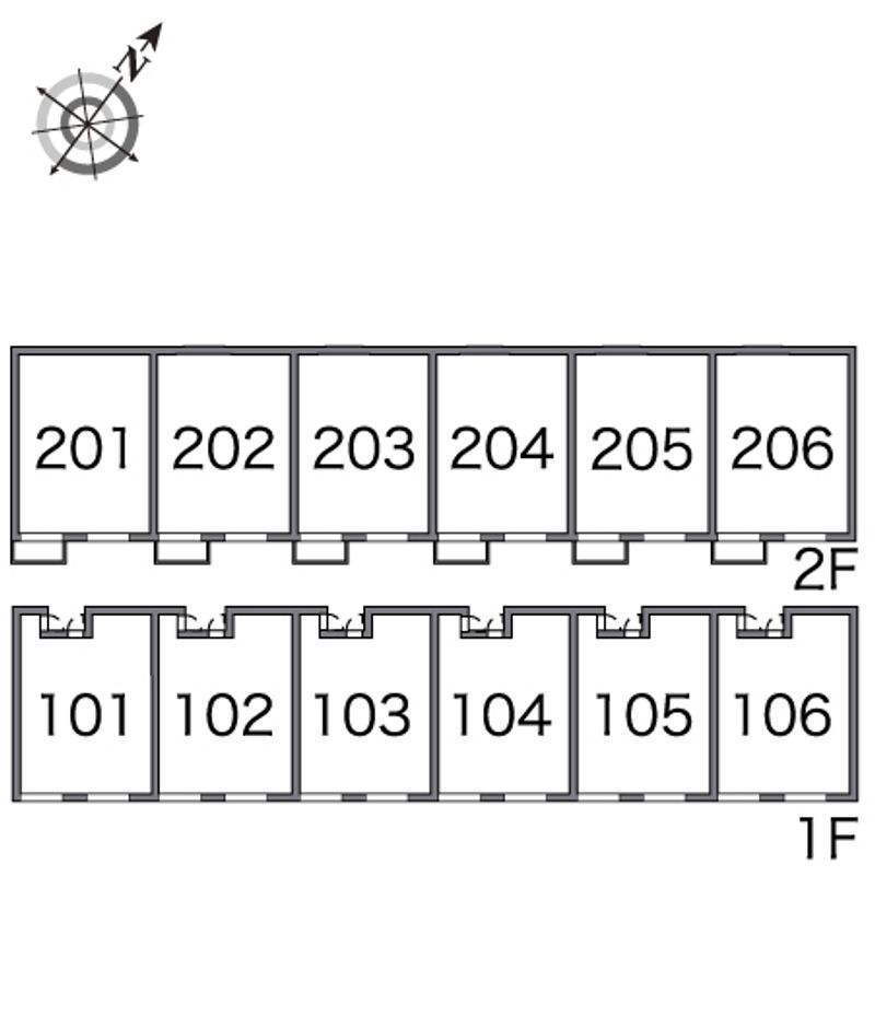 レオパレスサン 間取り配置図