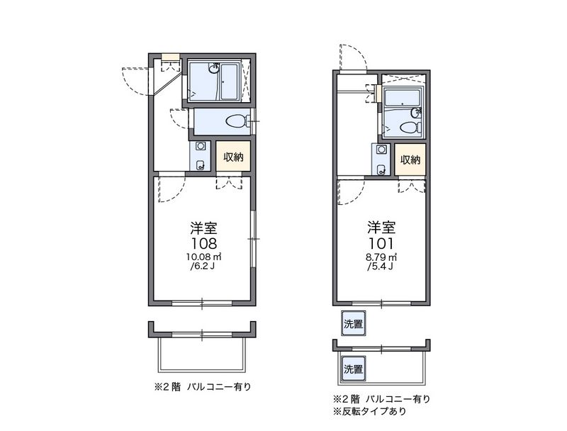 レオパレス井荻第２ 間取図