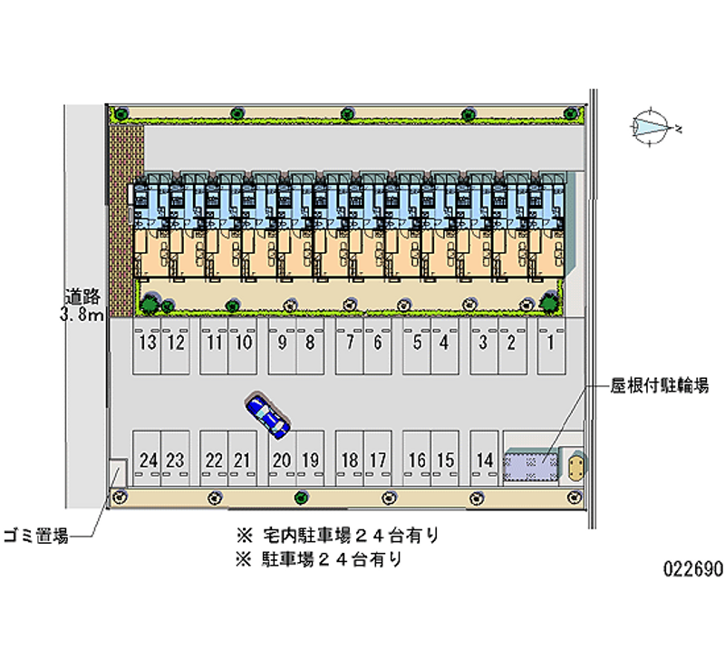 22690月租停車場