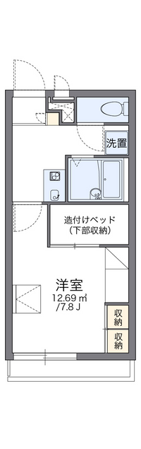 レオパレスサンホームⅡ 間取り図