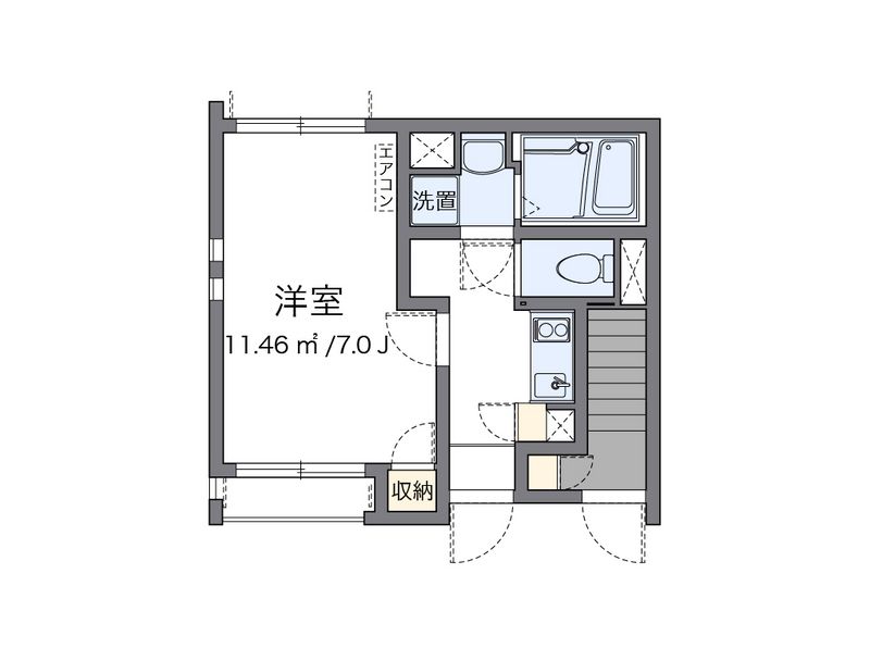クレイノオリーブハウスⅧ 間取図
