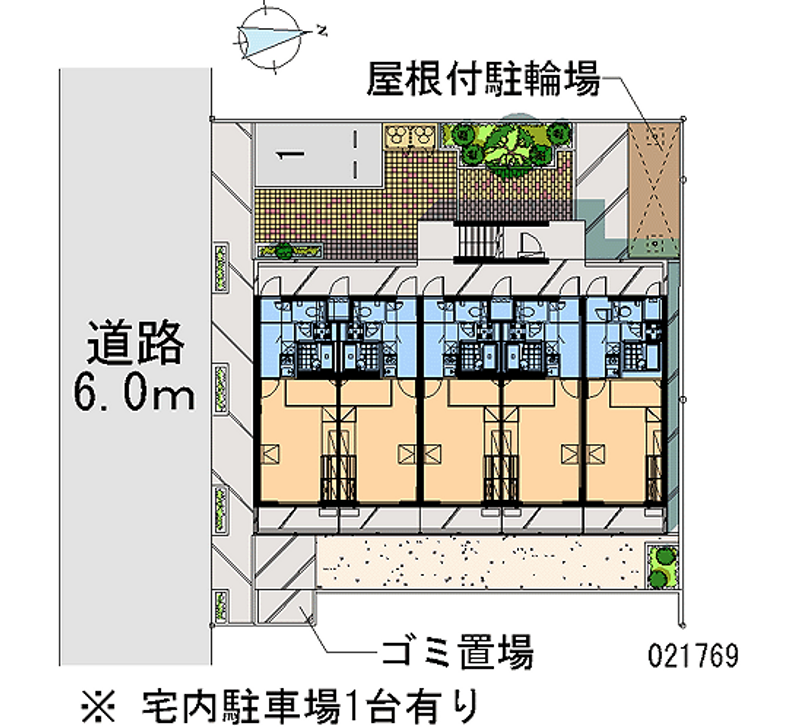 レオパレスグレイスフル 区画図