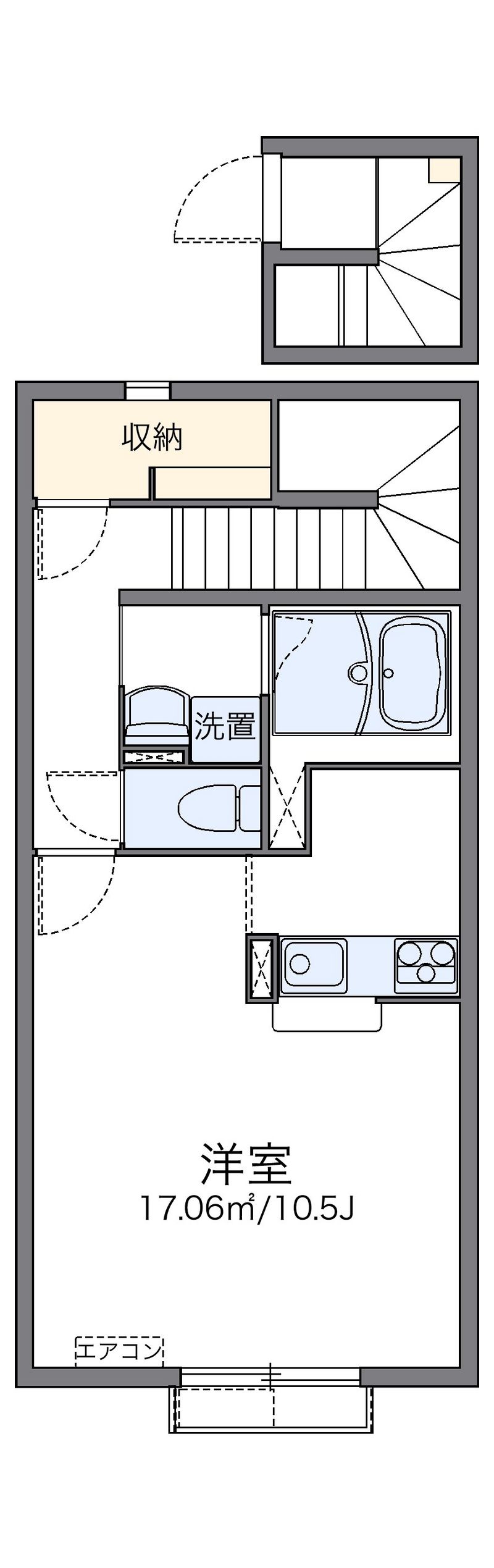 レオネクスト新町 間取図