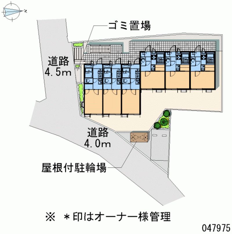 レオパレスイースト 区画図