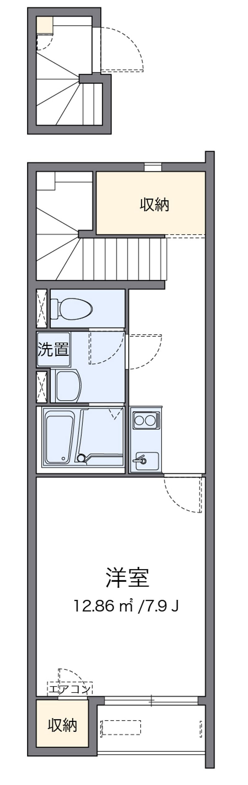 クレイノことぶきⅡ 間取図
