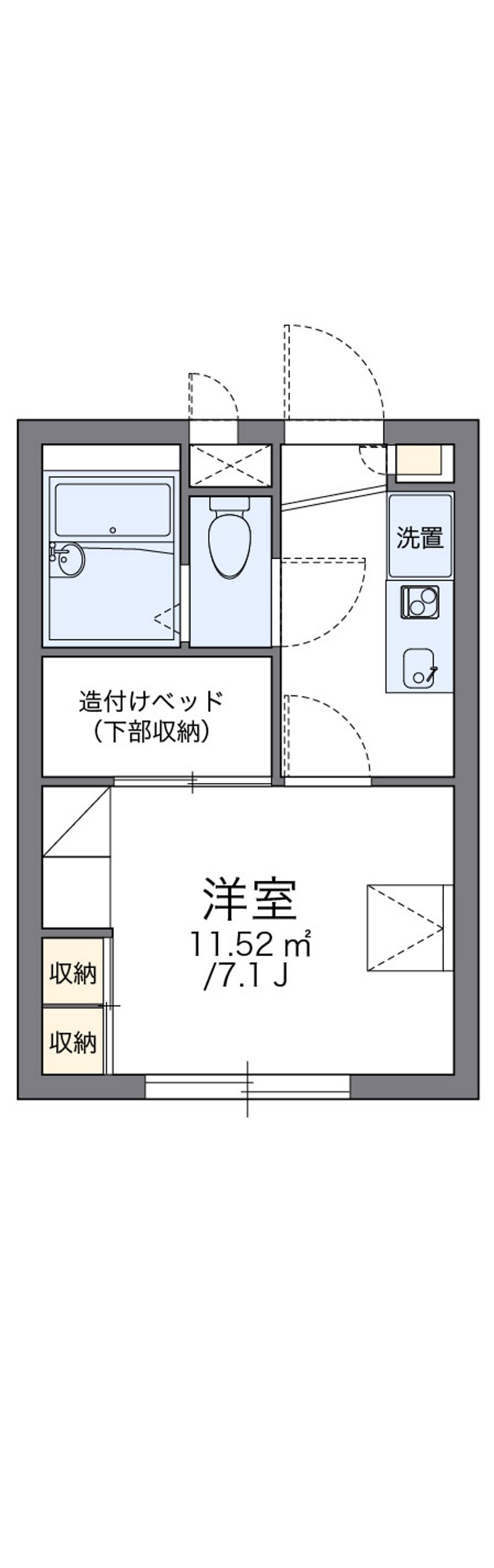 レオパレスＴｈｅ　Ｒｏｓｅｓ 間取図