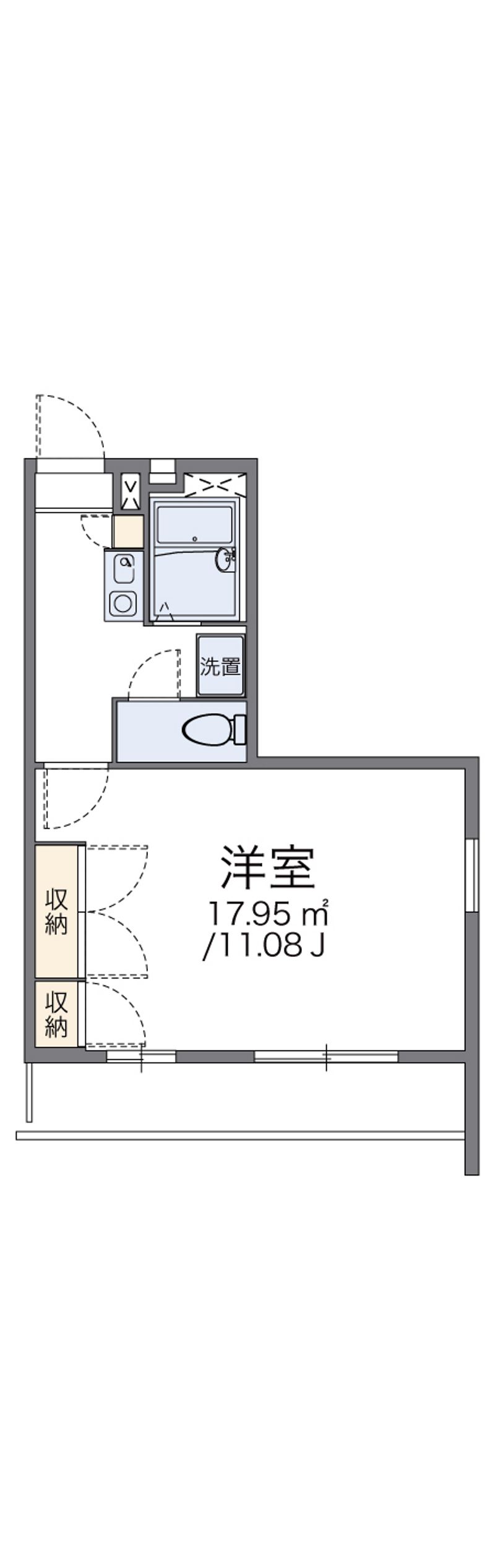 レオパレスクール 間取図