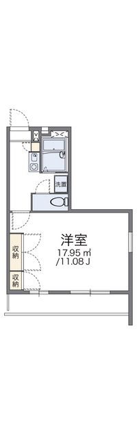 レオパレスクール 間取り図