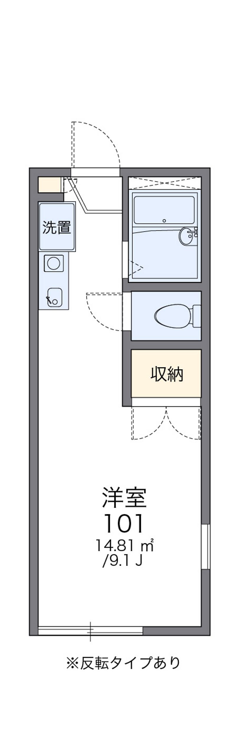 レオパレスメゾン・ド・カメリア 間取図