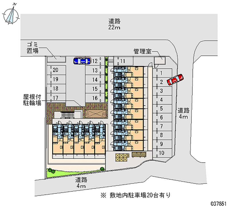 レオパレスせんだん 月極駐車場