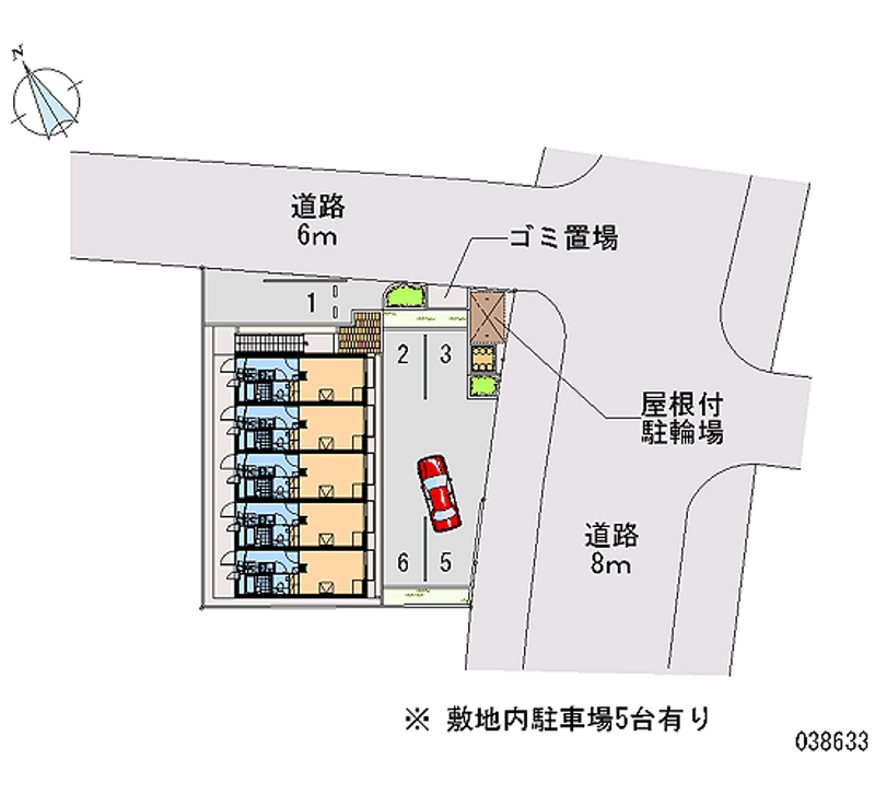 レオパレスヴァイオラ 月極駐車場