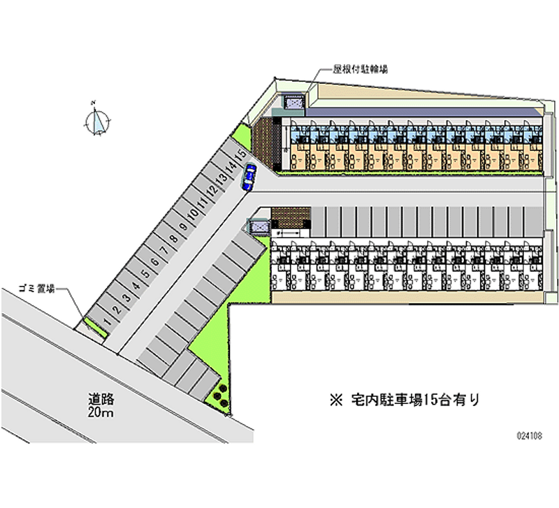 24108 bãi đậu xe hàng tháng