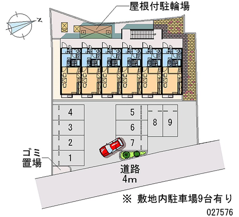 レオパレス南風 月極駐車場