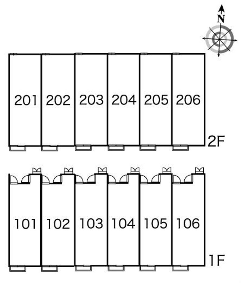 レオパレス和 間取り配置図