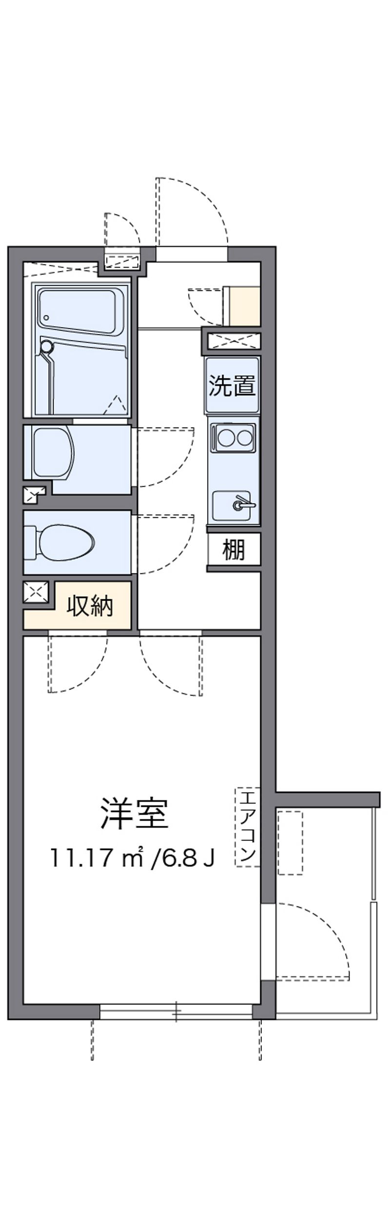 クレイノプレアデス 間取図