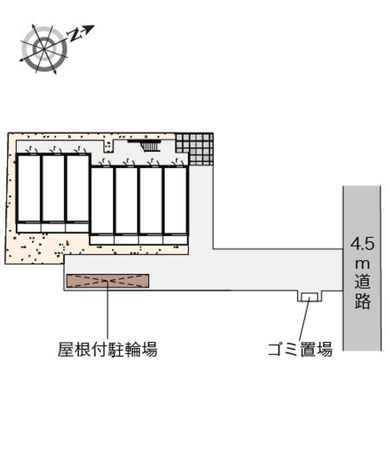 レオパレスサンライズ 配置図