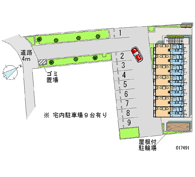 17491月租停車場