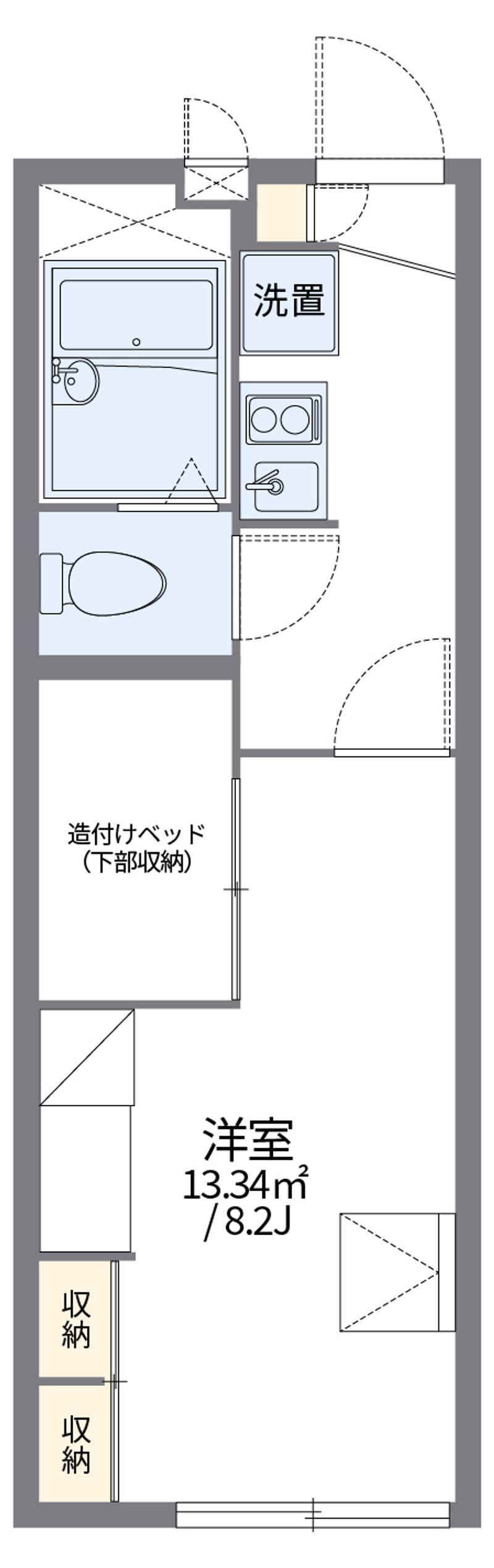 レオパレスＢｒａｖｅ　Ⅰ 間取図