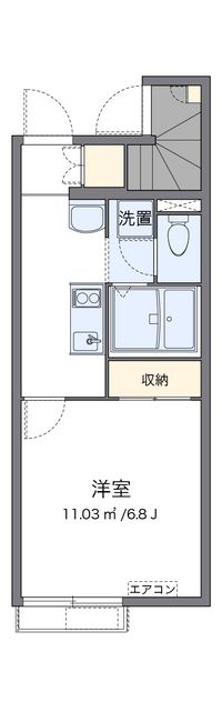 レオパレスメゾンリッツ 間取り図