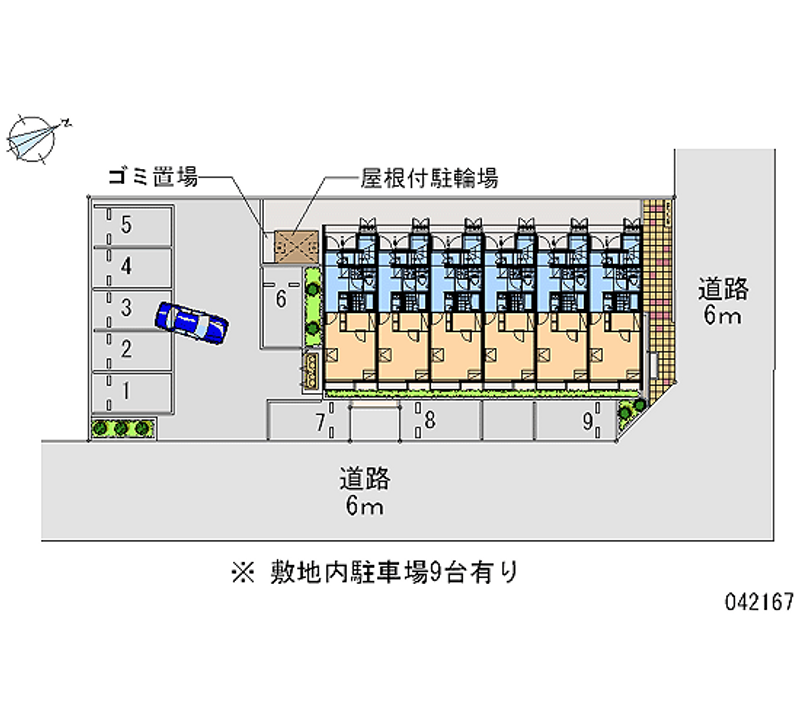 42167 bãi đậu xe hàng tháng