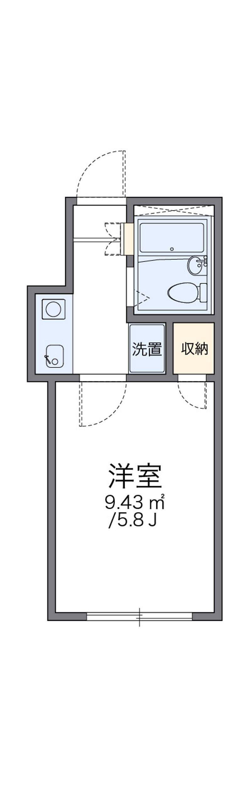 レオパレス美國 間取図