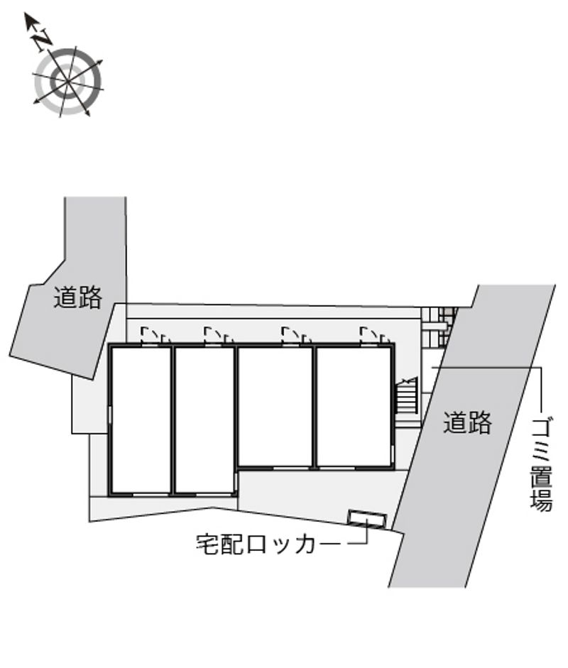 クレイノラメールエムズ 配置図