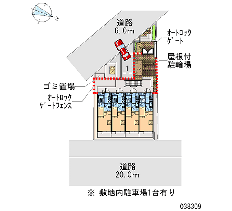 レオパレスセレス末広 区画図