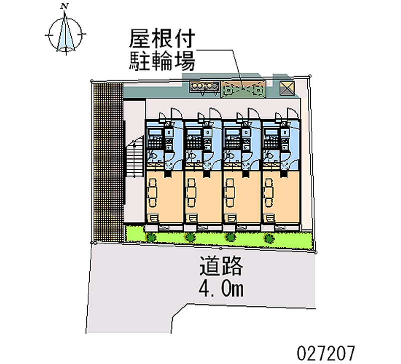 レオパレスレスト川越 区画図