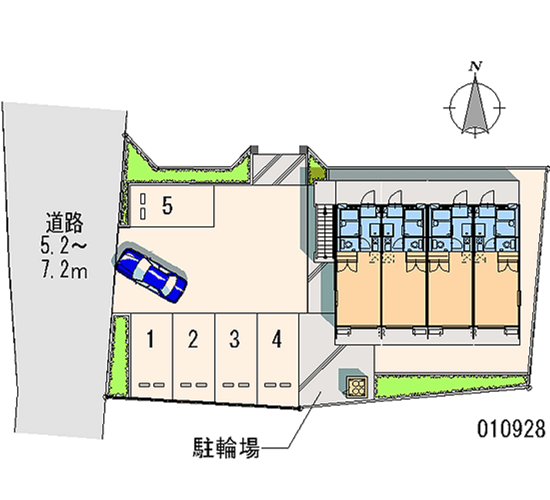 レオパレスＴＡＭＵＲＡ９８ 月極駐車場