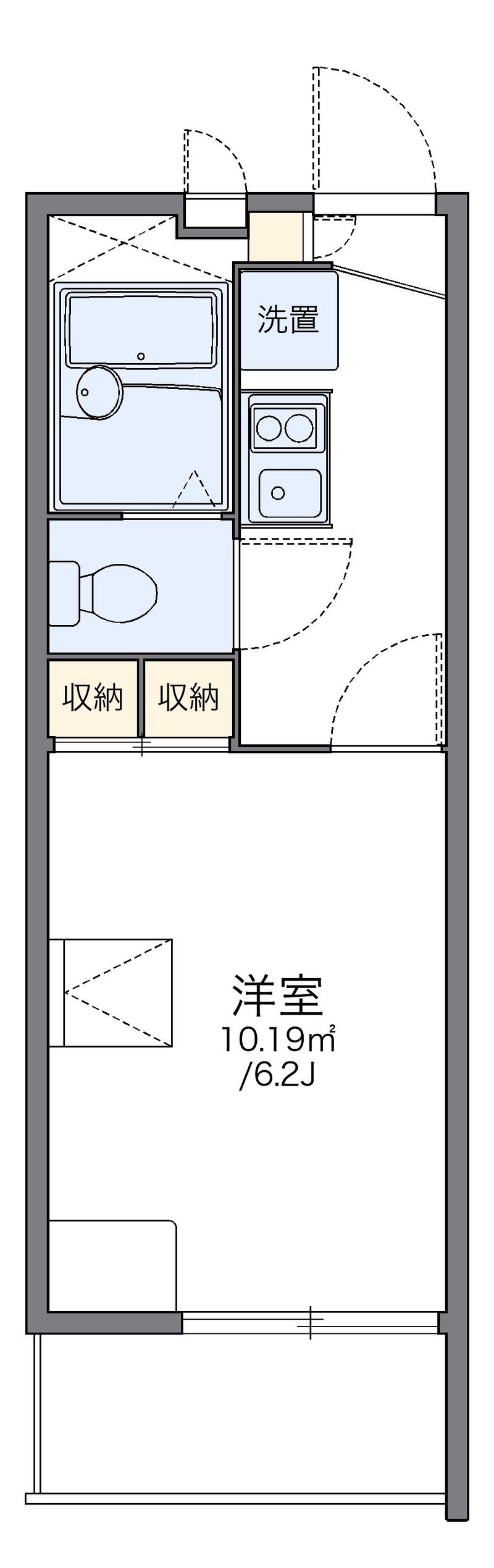 レオパレスＨＩＢＡＲＩＯＮⅡ 間取図